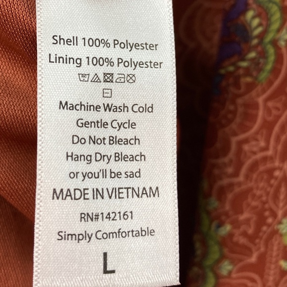 LULAROE Boho midi skirt women’s size large - Picture 8 of 8